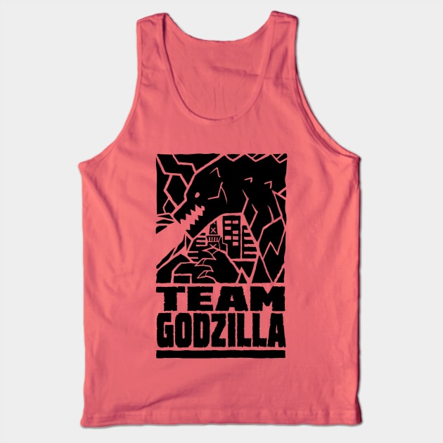 Godzilla vs King Kong - TEAM GODZILLA Tank Top by grandpabats